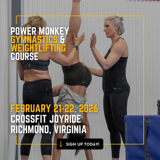 POWER MONKEY GYMNASTICS & WEIGHTLIFTING COMBO COURSE | CrossFit Joyride (Richmond, Virginia)