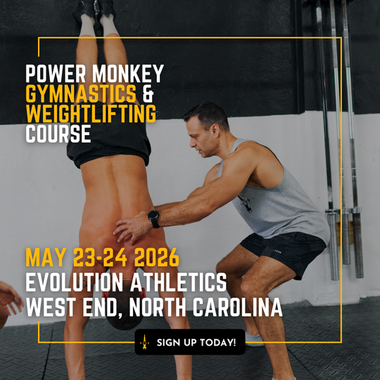 POWER MONKEY GYMNASTICS & WEIGHTLIFTING COMBO COURSE | Evolution Athletics (West End, North Carolina)